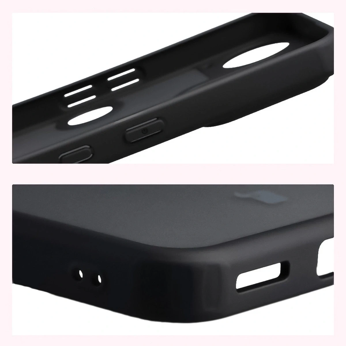 Kryt Bizon Case Angelo Nothing Phone (3) smoked with a black frame