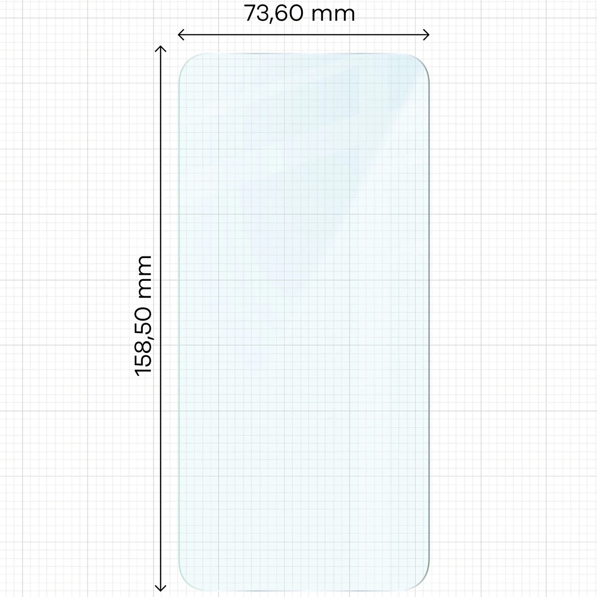 Ochranné sklo Bizon Glass Clear Duo Xiaomi POCO F7 [2 PACK]