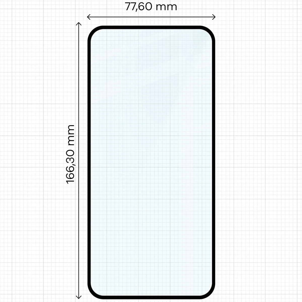 Ochranné sklo Bizon Glass Edge 2 Xiaomi Redmi 15 4G / 5G / POCO M7 4G black frame
