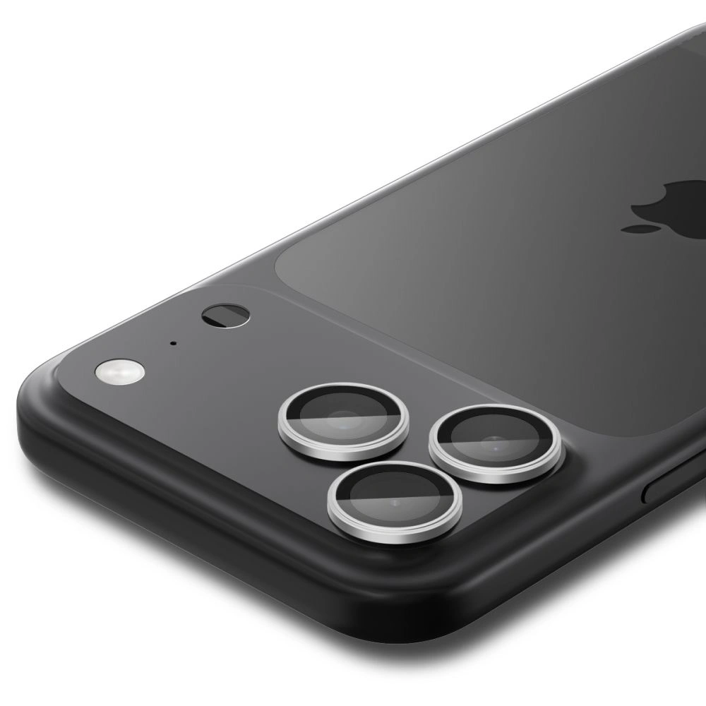 Kryt Spigen Optik Pro Glas.tr ez Fit Camera Protector Apple iPhone 14 Pro / Max / 15 Pro / Max / 16 Pro / Max / 17 Pro / Max Silver [2 PACK]