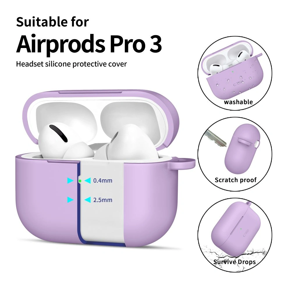 Kryt Tech-Protect Silicone Hook Apple AirPods Pro 3 Lavender