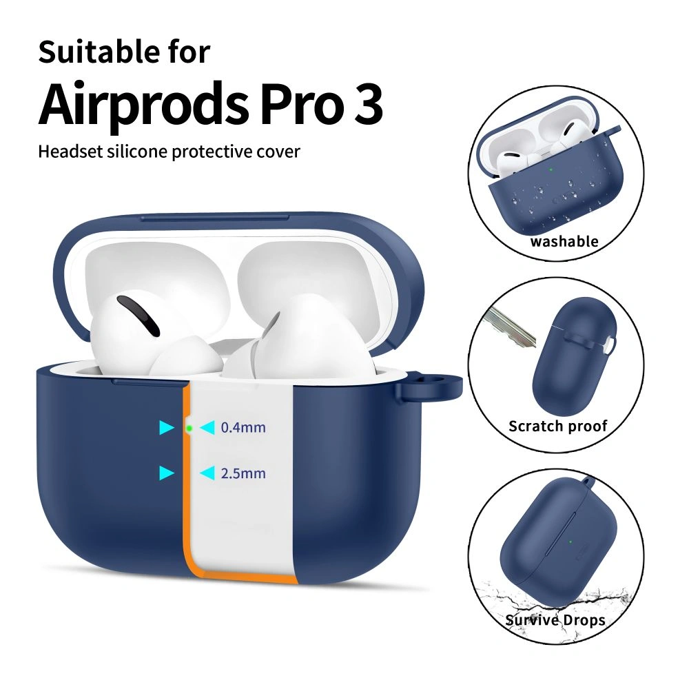 Kryt Tech-Protect Silicone Hook Apple AirPods Pro 3 Navy Blue