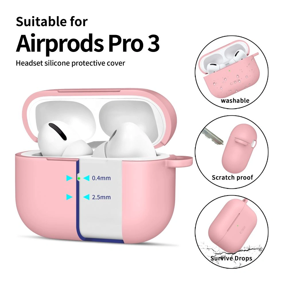 Kryt Tech-Protect Silicone Hook Apple AirPods Pro 3 Dusty Pink