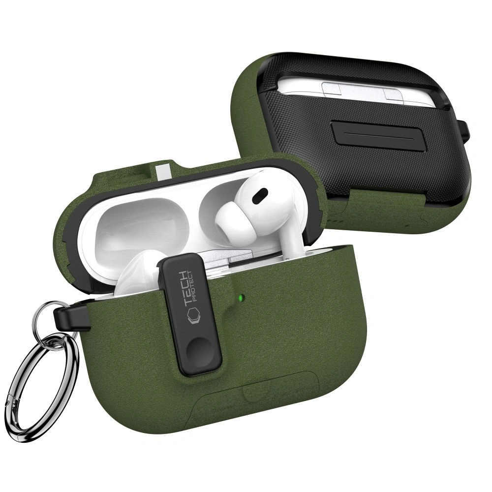 Kryt Tech-Protect Slim Hook Apple AirPods Pro 3 Olive Green