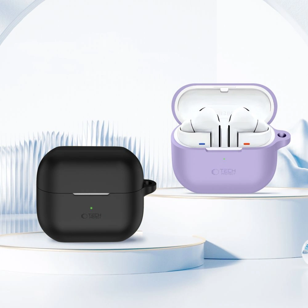 Kryt Tech-Protect Silicone Hook Samsung Galaxy Buds 3 / 3 FE / 3 Pro Lavender