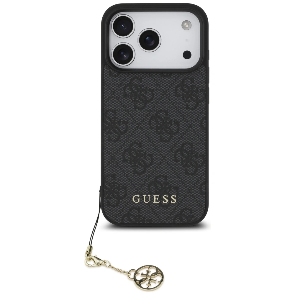 Kryt Guess 4G Charms Collection MagSafe Apple iPhone 17 Pro black