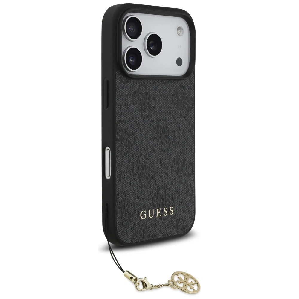 Kryt Guess 4G Charms Collection MagSafe Apple iPhone 17 Pro black