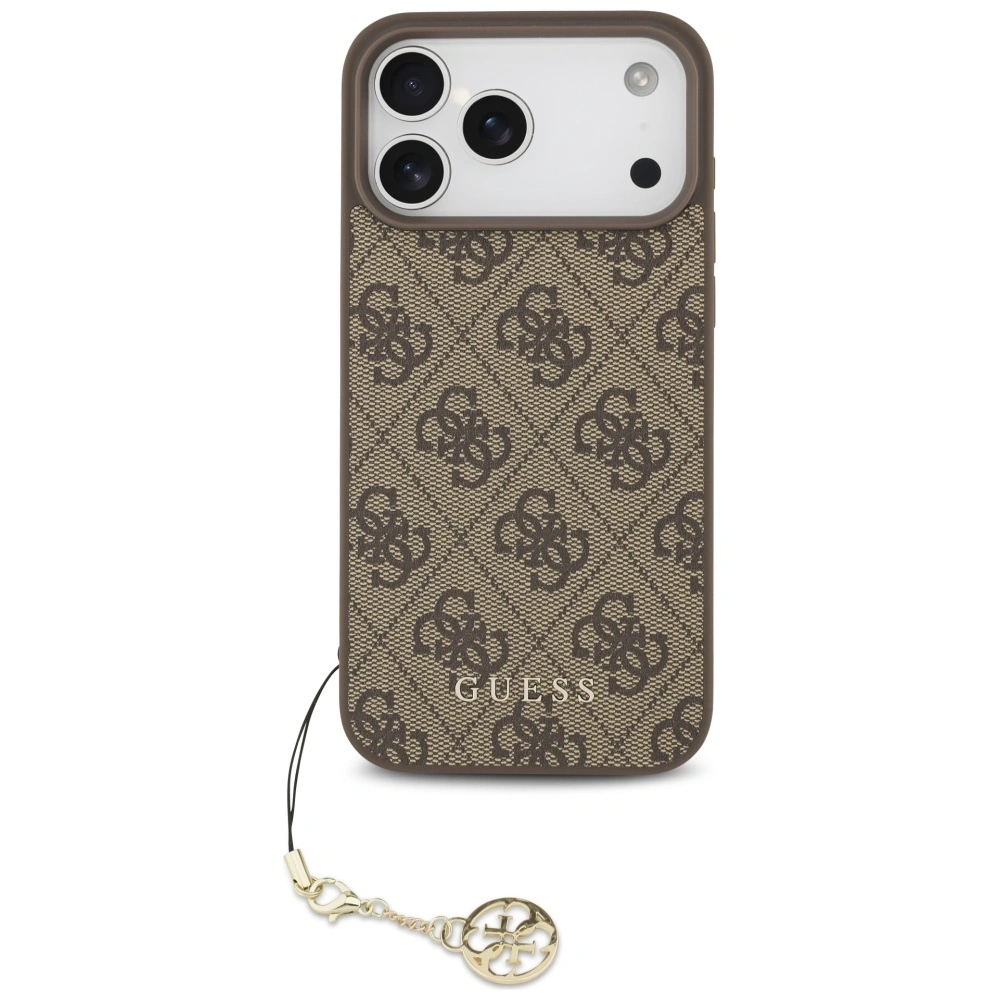 Kryt Guess 4G Charms Collection MagSafe Apple iPhone 17 Pro Max brown