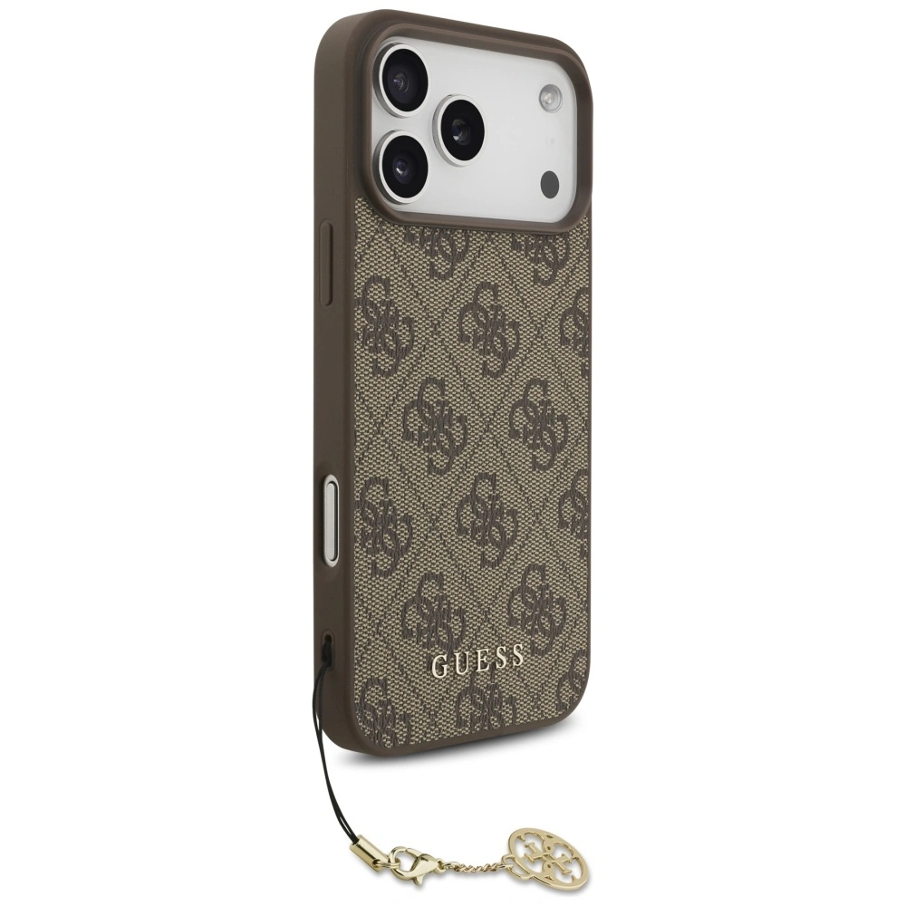 Kryt Guess 4G Charms Collection MagSafe Apple iPhone 17 Pro Max brown