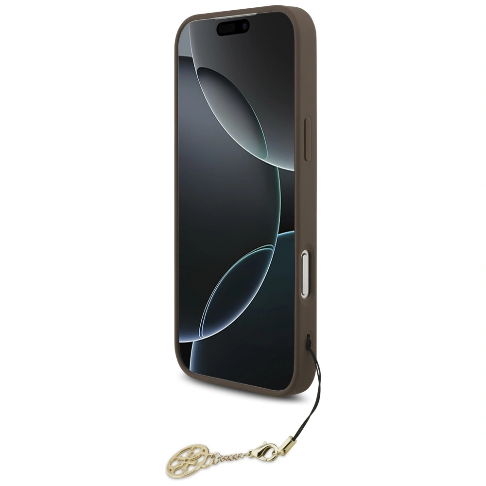 Kryt Guess 4G Charms Collection MagSafe Apple iPhone 17 Pro Max brown