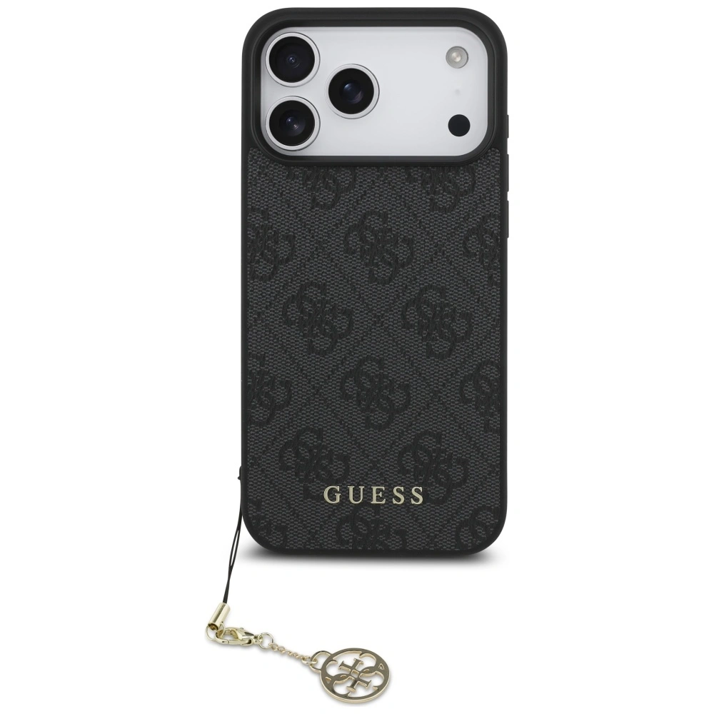 Kryt Guess 4G Charms Collection MagSafe Apple iPhone 17 Pro Max black