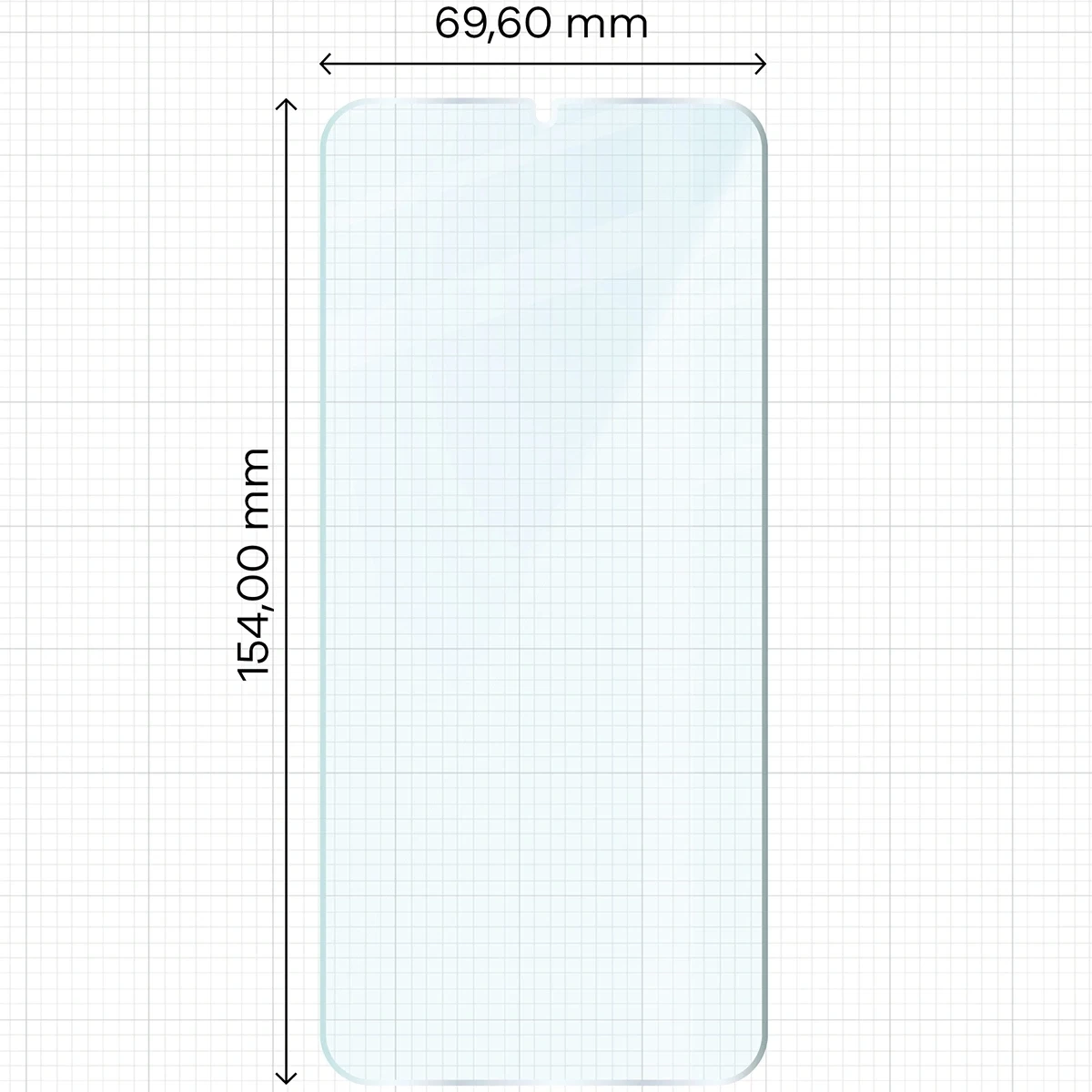 Ochranné sklo Bizon Glass Clear Duo Samsung Galaxy M34 5G [2 PACK]