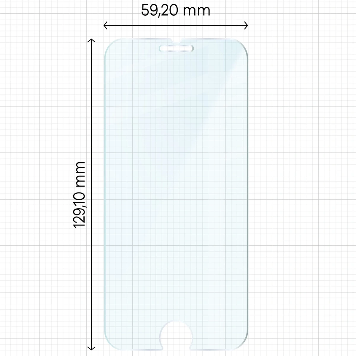 Ochranné sklo Bizon Glass Clear Duo Apple iPhone SE 2022 / 2020 / 8 / 7 [2 PACK]