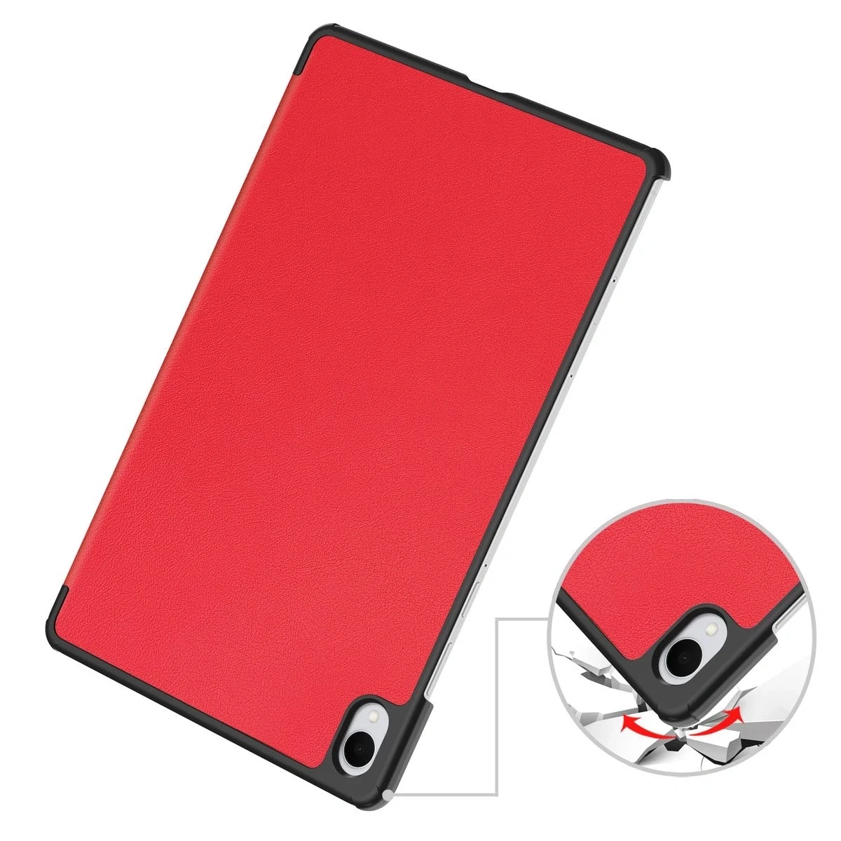 Kryt Bizon Case Tab Croc Samsung Galaxy Tab S11 red