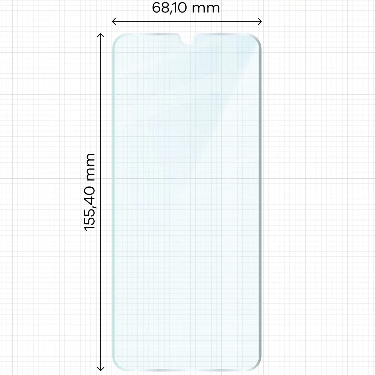 Kryt Szkło hartowane Bizon Glass Clear Duo Samsung Galaxy A23 4G / 5G [2 PACK]