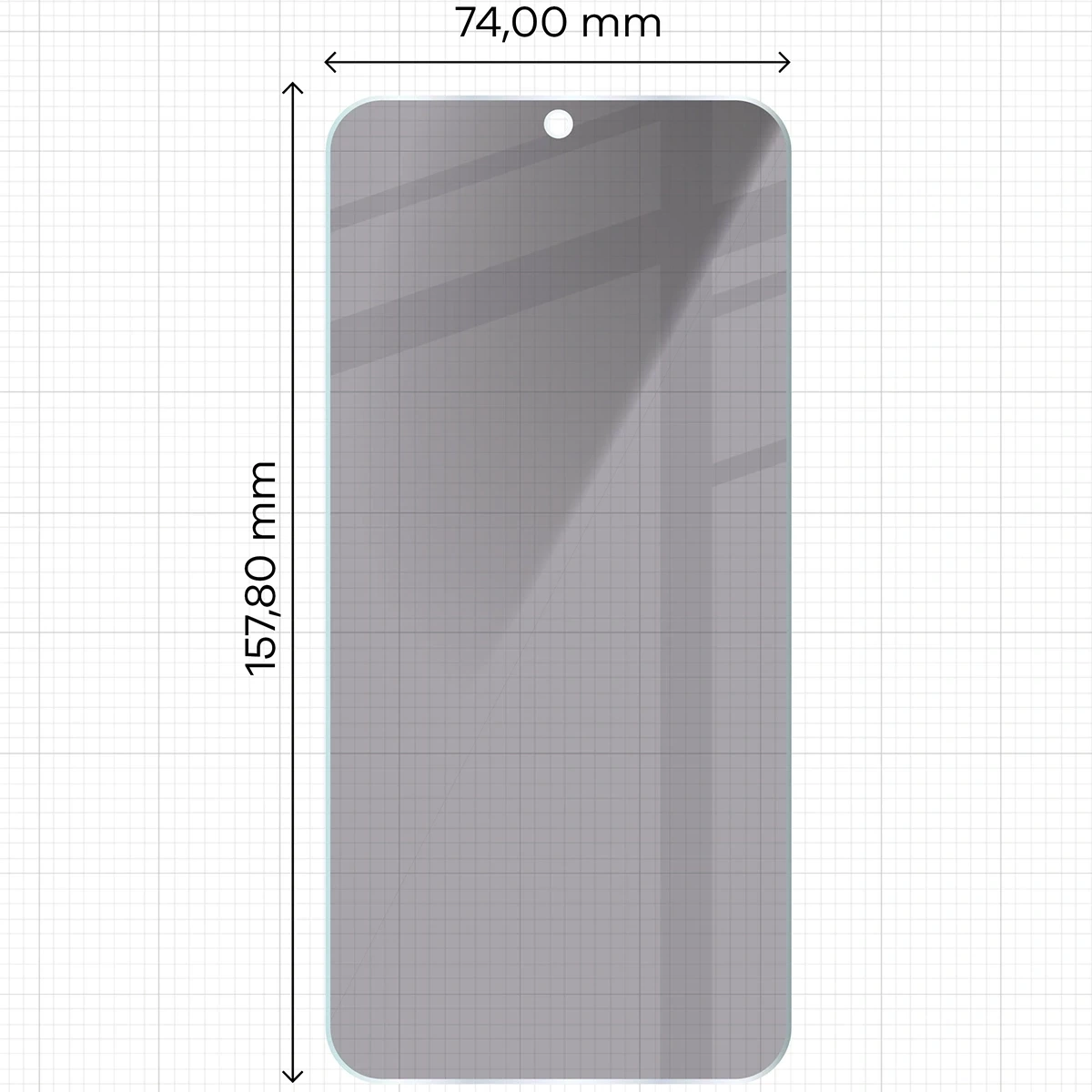 Ochranné sklo Bizon Glass Clear Shadow Samsung Galaxy M35 5G / A35 5G / A55 5G tinted [2 PACK]