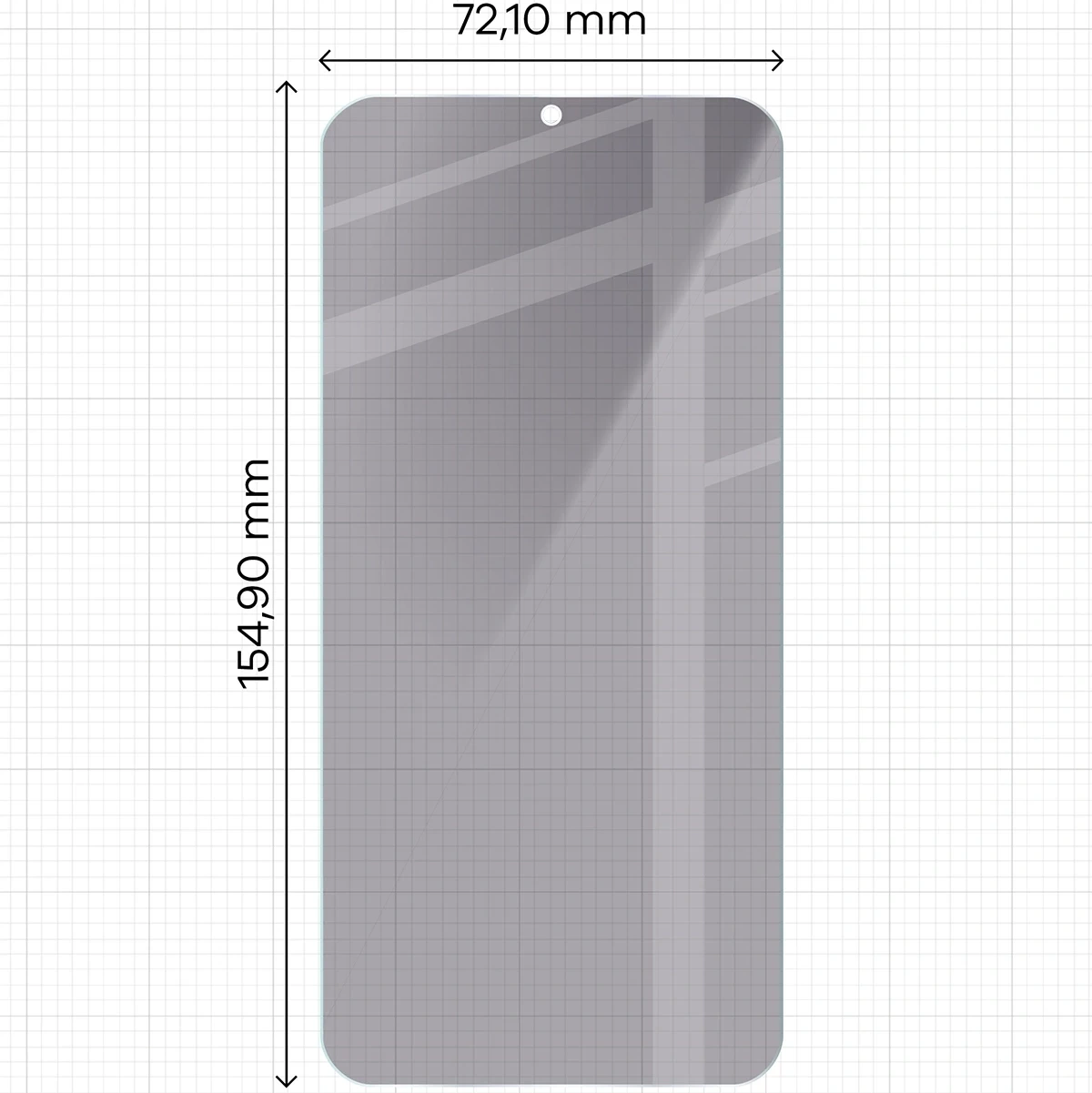 Ochranné sklo Bizon Glass Clear Shadow Samsung Galaxy S25+ Plus / S24+ Plus tinted [2 PACK]