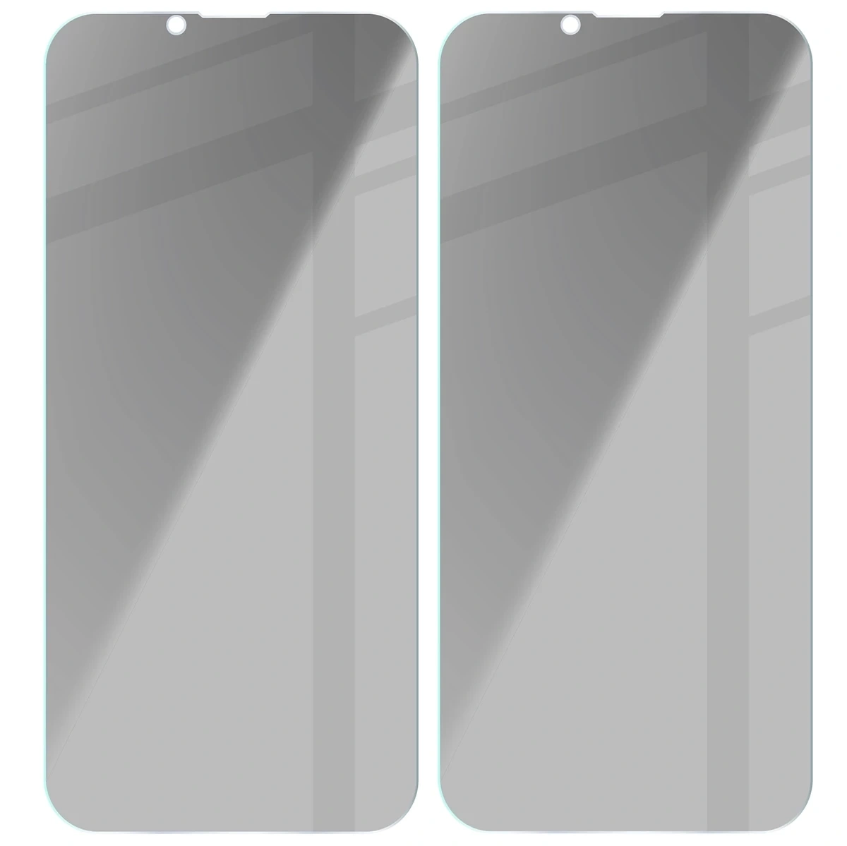Ochranné sklo Bizon Glass Clear Shadow Apple iPhone 17e / 16e / 14 / 13 Pro / 13 tinted [2 PACK]