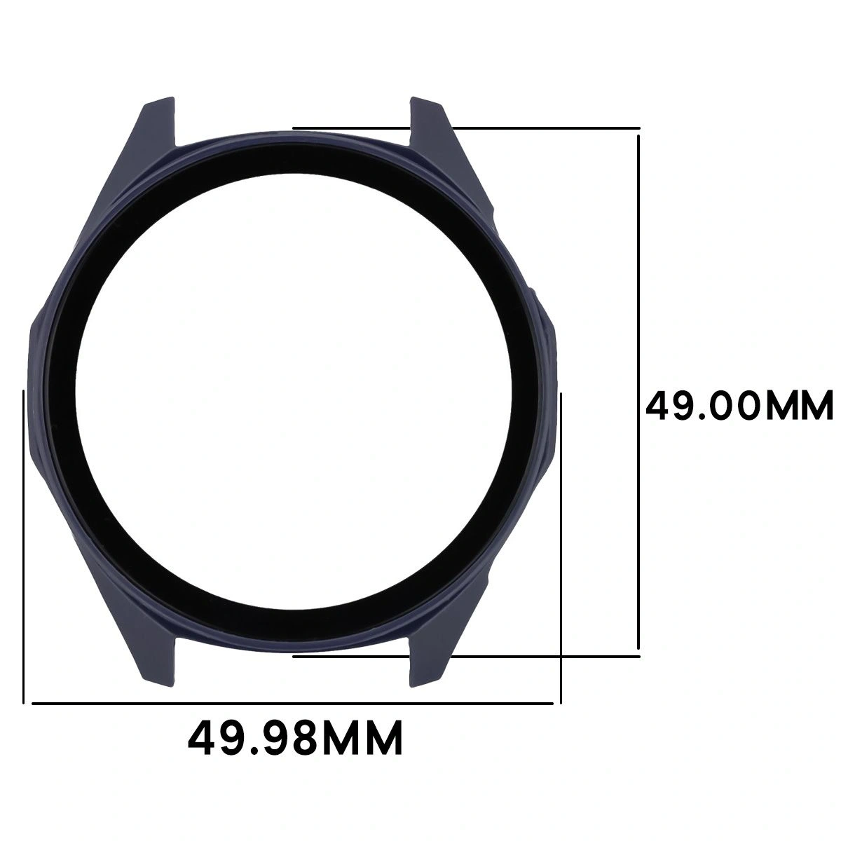 Kryt Bizon Case+Glass Watch Huawei Watch GT6 46mm blue