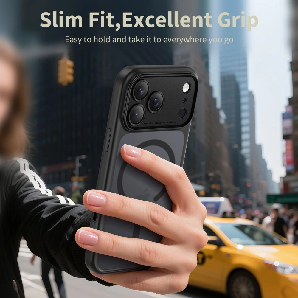 Kryt Tech-Protect Magpeak MagSafe CC Apple iPhone 17 Pro Matte Black