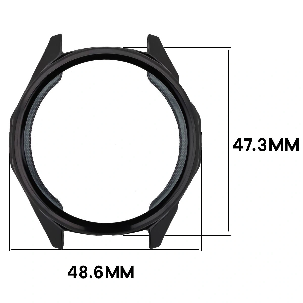 Kryt Bizon Case Watch Felipe Huawei Watch GT6 46mm black