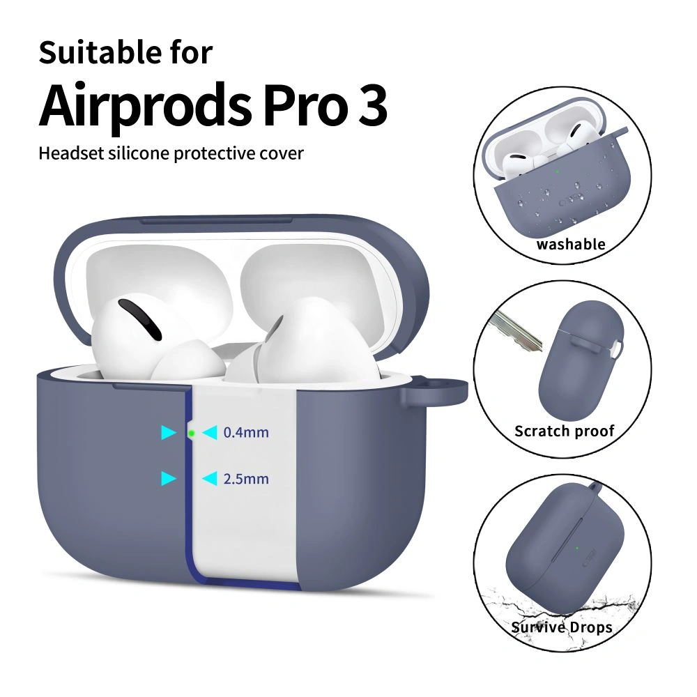 Kryt Tech-Protect Silicone Hook Apple AirPods Pro 3 Baby Blue