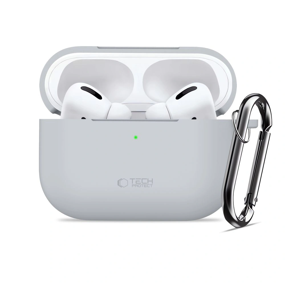 Kryt Tech-Protect Silicone Hook Apple AirPods Pro 3 Crayon Grey
