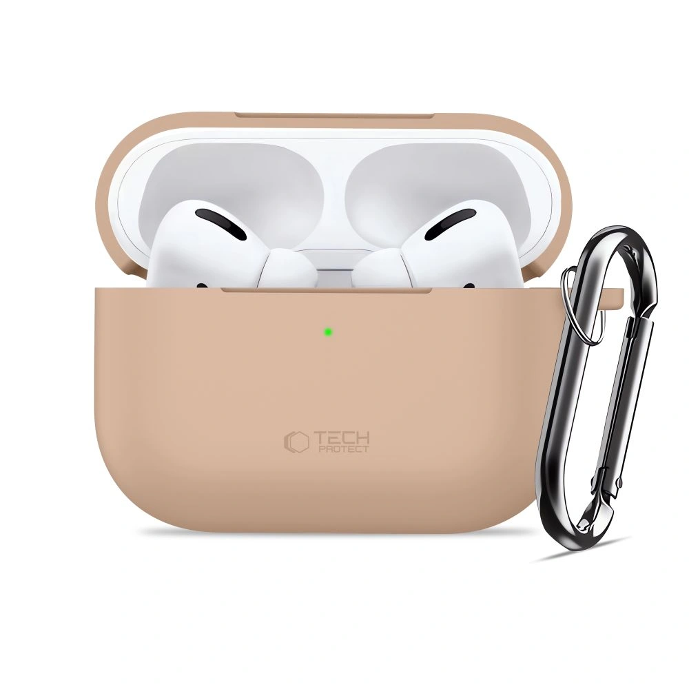 Kryt Tech-Protect Silicone Hook Apple AirPods Pro 3 Caffe Latte