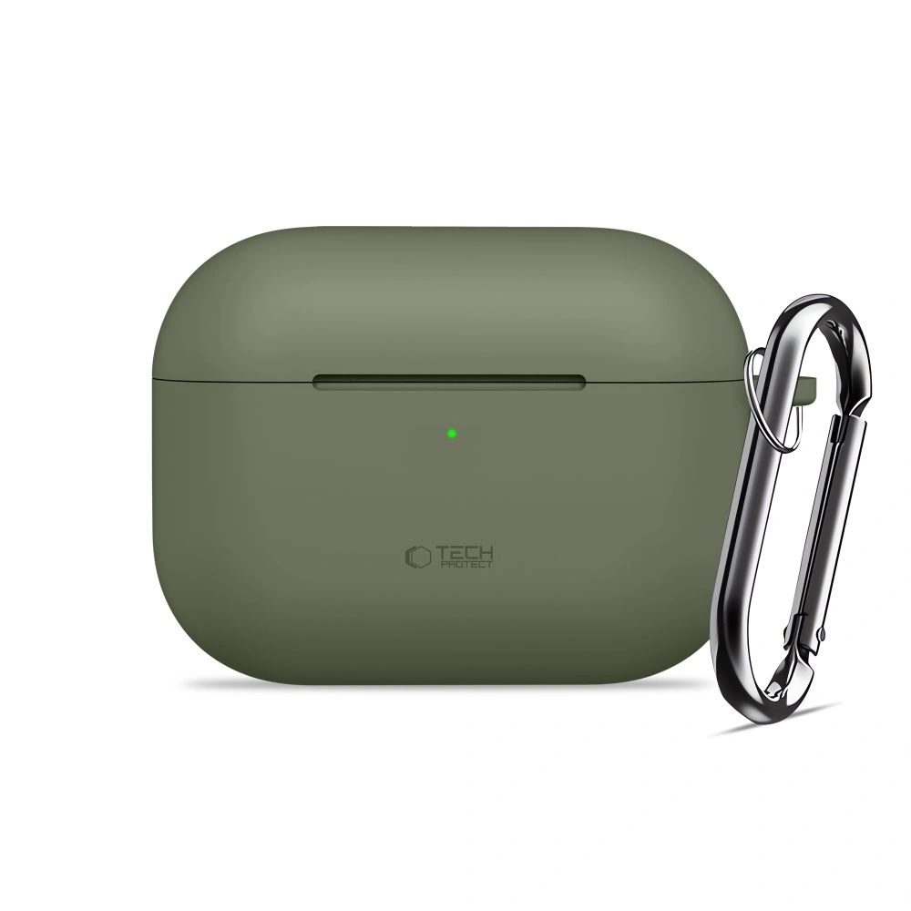 Kryt Tech-Protect Silicone Hook Apple AirPods Pro 3 Olive Green