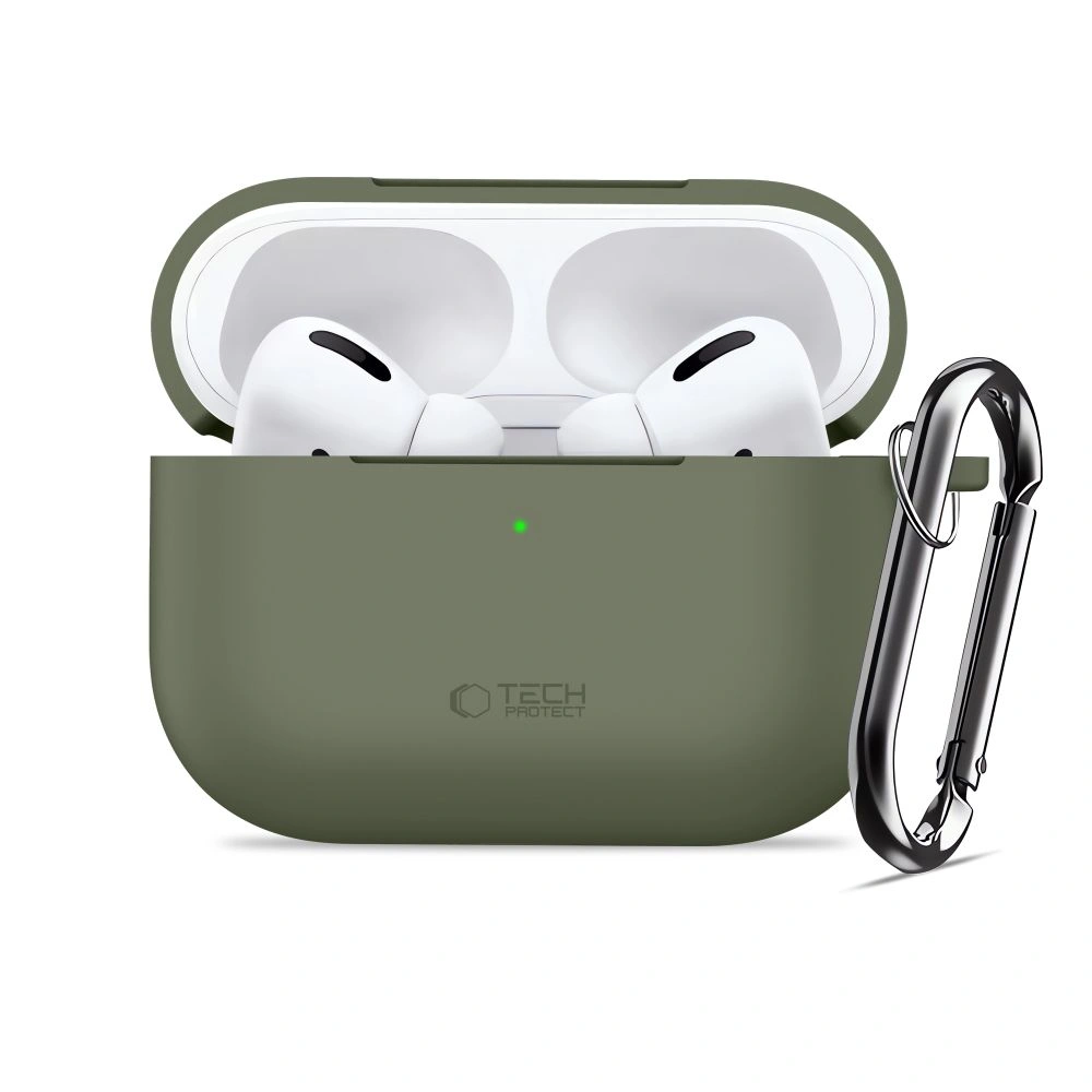 Kryt Tech-Protect Silicone Hook Apple AirPods Pro 3 Olive Green