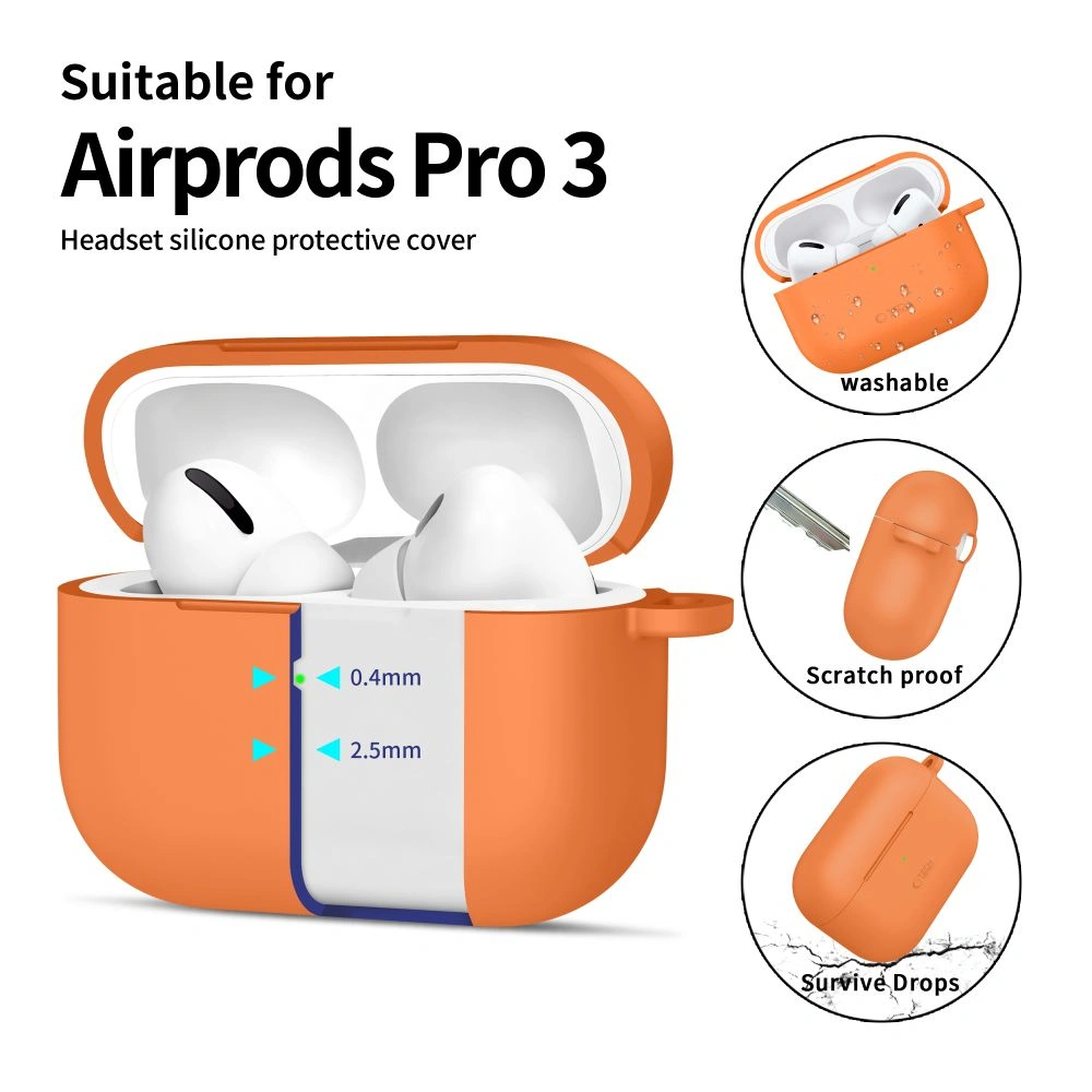 Kryt Tech-Protect Silicone Hook Apple AirPods Pro 3 Cosmic Orange