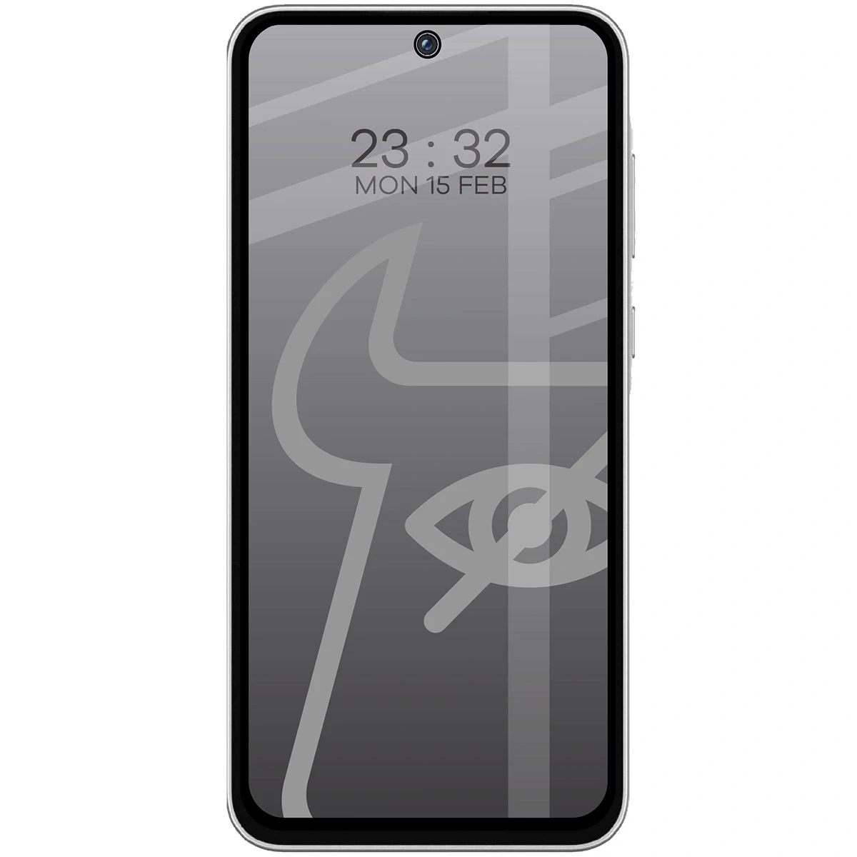 Ochranné sklo Bizon Glass Edge Shadow Duo Samsung Galaxy M35 5G / A35 5G / A55 5G tinted with a black frame [2 PACK]