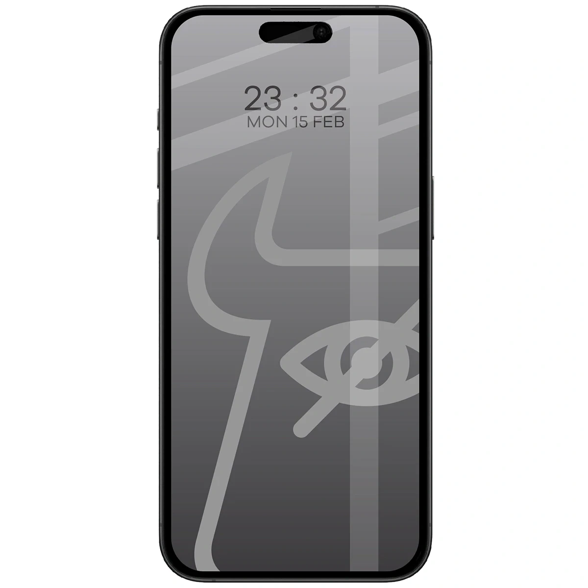 Ochranné sklo Bizon Glass Edge Shadow Duo Apple iPhone 15 Pro Max tinted with a black frame [2 PACK]