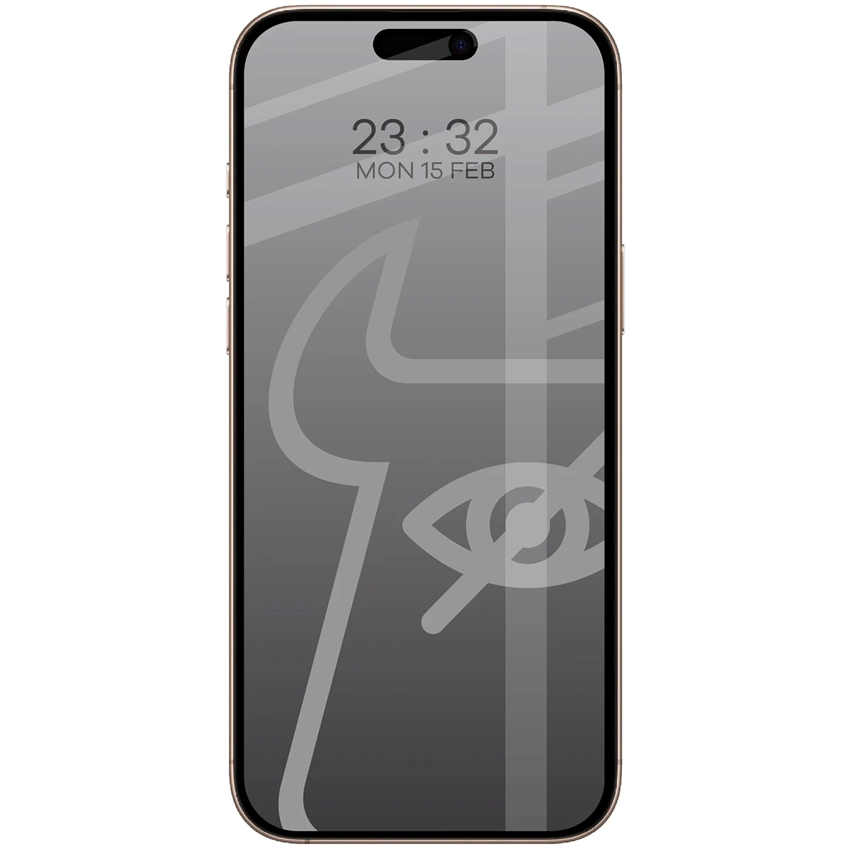 Ochranné sklo Bizon Glass Edge Shadow Duo Apple iPhone 16 Pro Max tinted with a black frame [2 PACK]