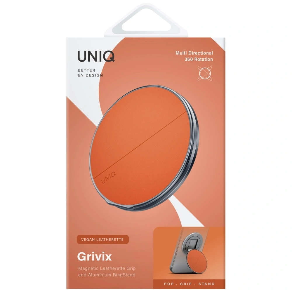 Kryt UNIQ Grivix Classic 360 Mount&Grip Stand orange