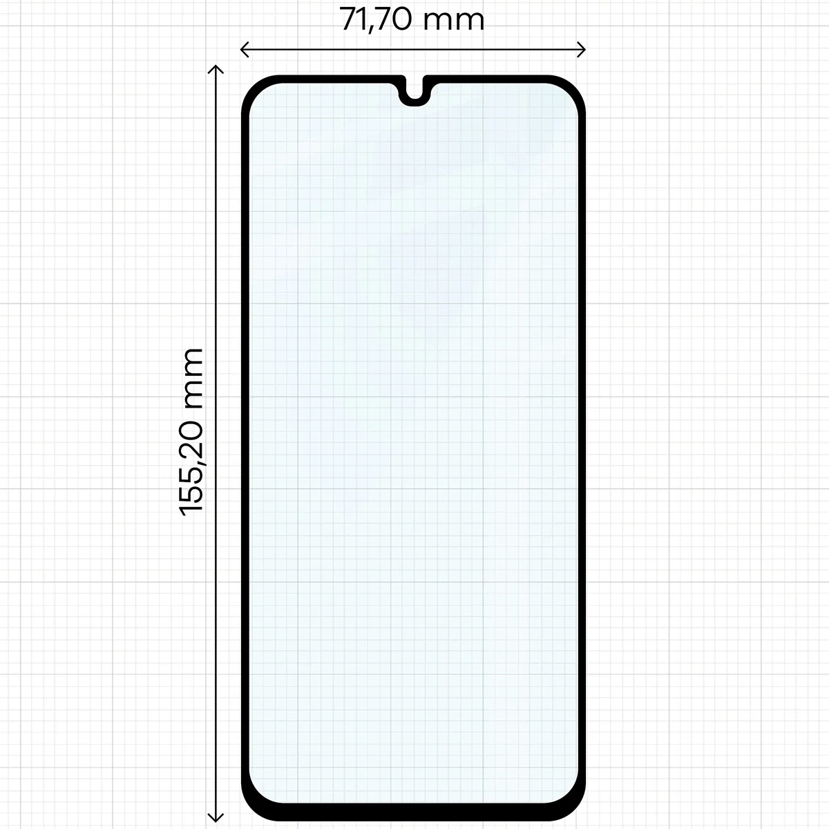 Ochranné sklo Bizon Glass Edge Duo Samsung Galaxy A15 4G / 5G / A25 5G / M15 5G black frame [2 PACK]