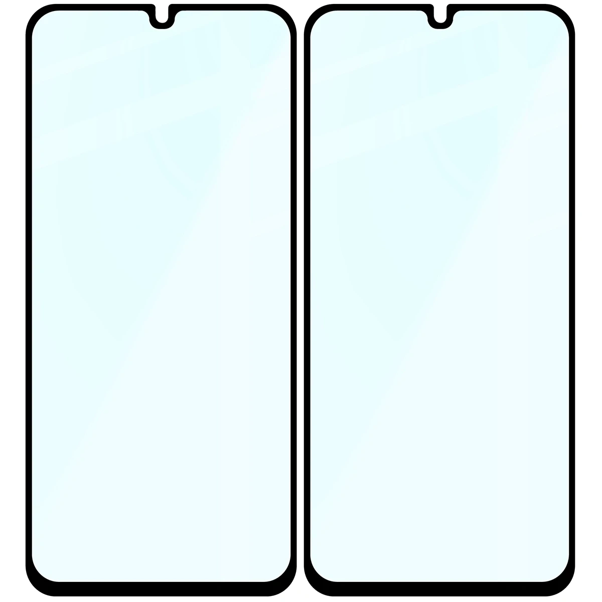 Ochranné sklo Bizon Glass Edge Duo Samsung Galaxy A15 4G / 5G / A25 5G / M15 5G black frame [2 PACK]