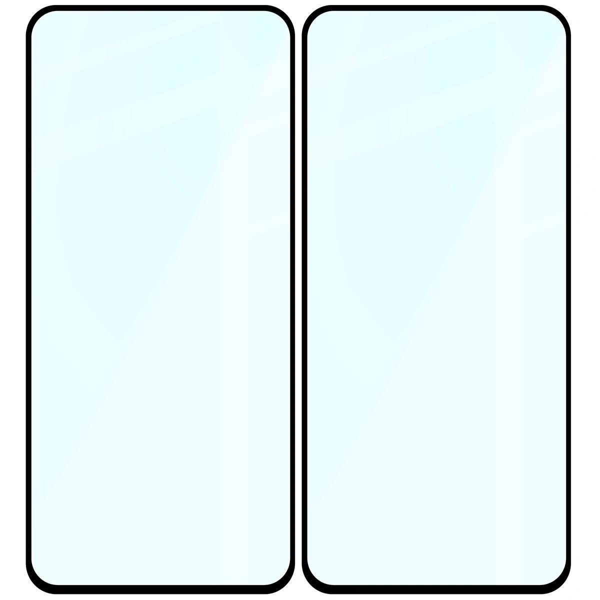 Ochranné sklo Bizon Glass Edge Duo Samsung Galaxy M35 5G / A35 5G / A55 5G black frame [2 PACK]