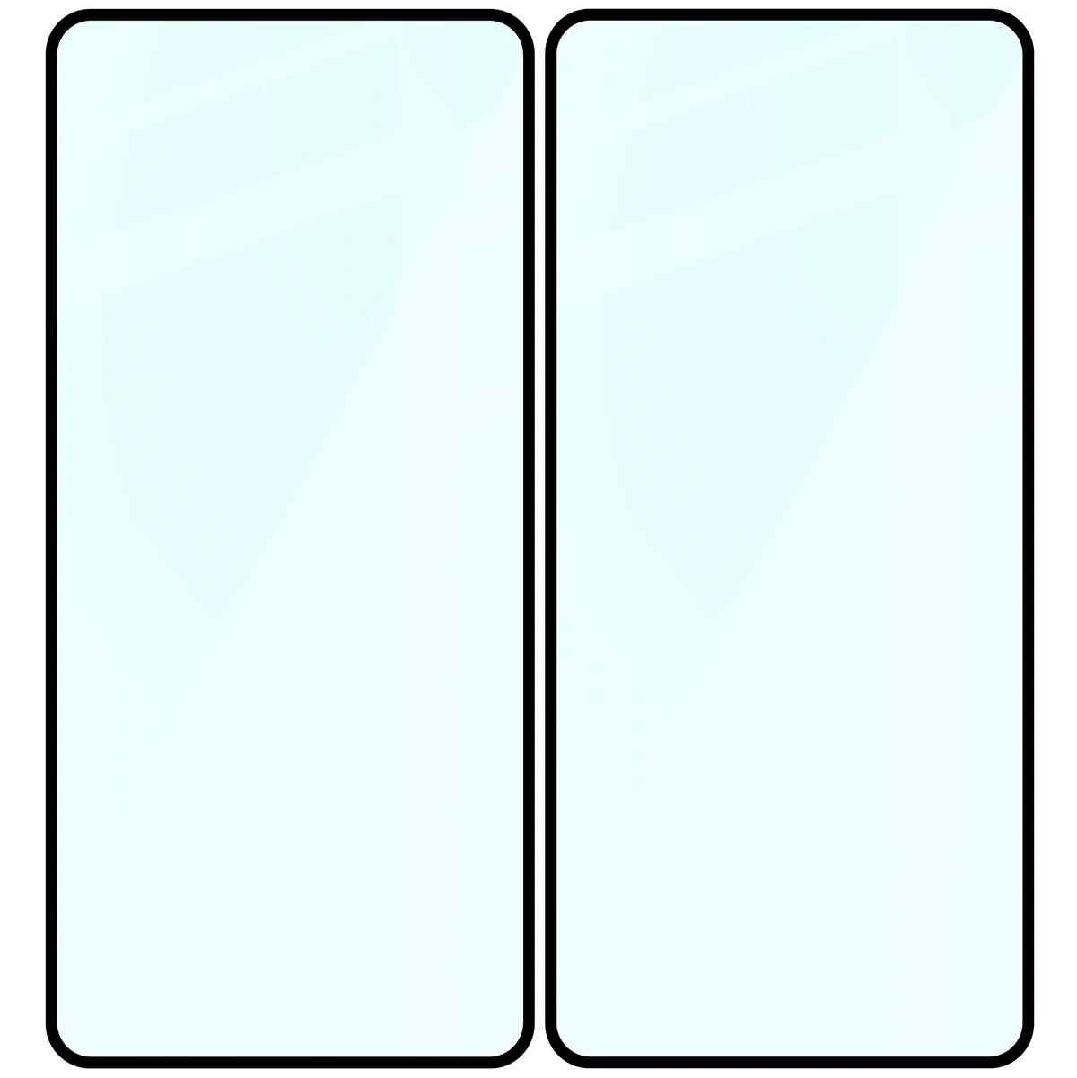 Ochranné sklo Bizon Glass Edge Duo Samsung Galaxy S22 black frame [2 PACK]
