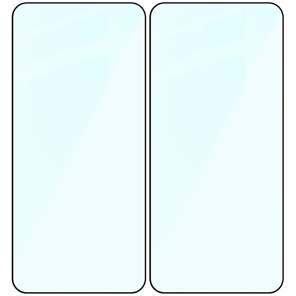 Ochranné sklo Bizon Glass Edge Duo Samsung Galaxy S23 black frame [2 PACK]
