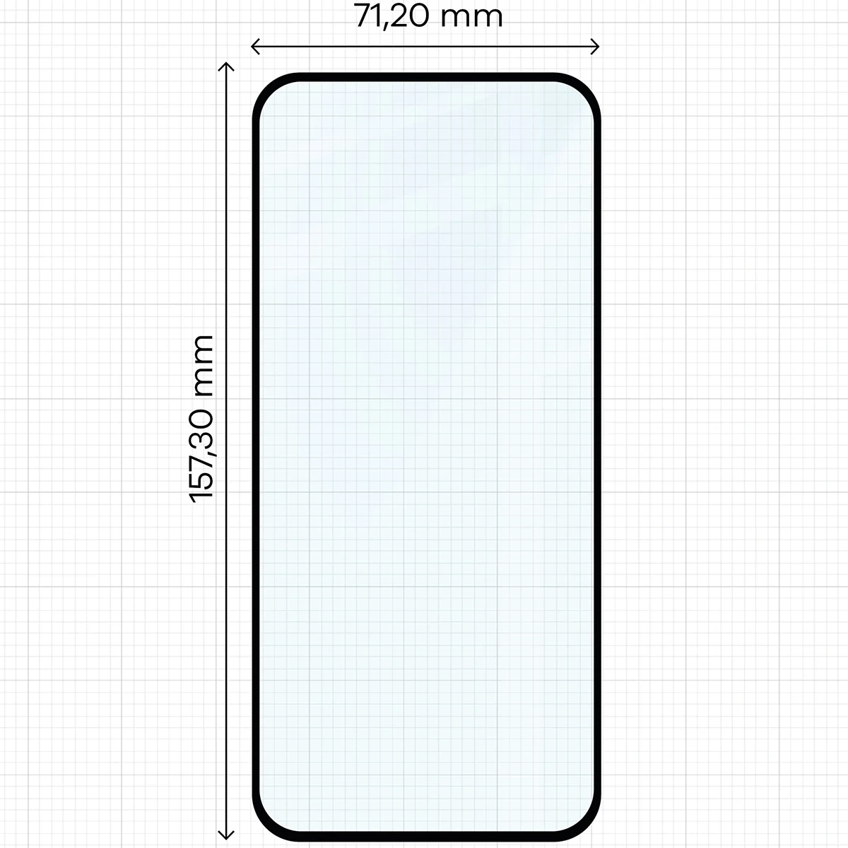 Ochranné sklo Bizon Glass Edge Duo Honor 400 Lite black frame [2 PACK]