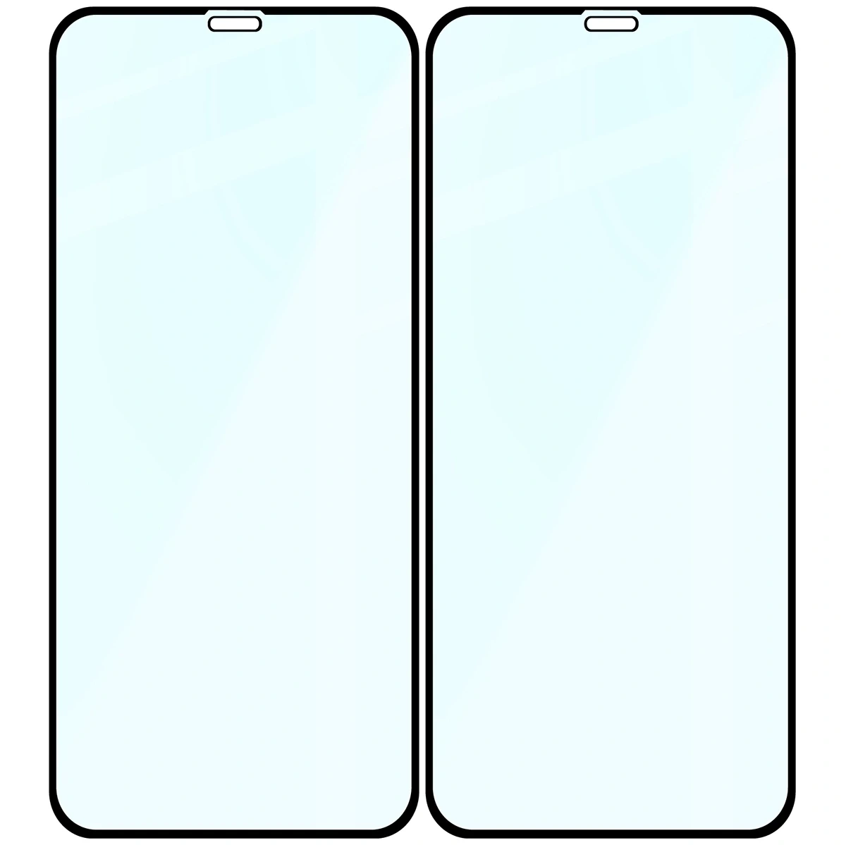 Ochranné sklo Bizon Glass Edge Duo Apple iPhone 11 / XR black frame [2 PACK]