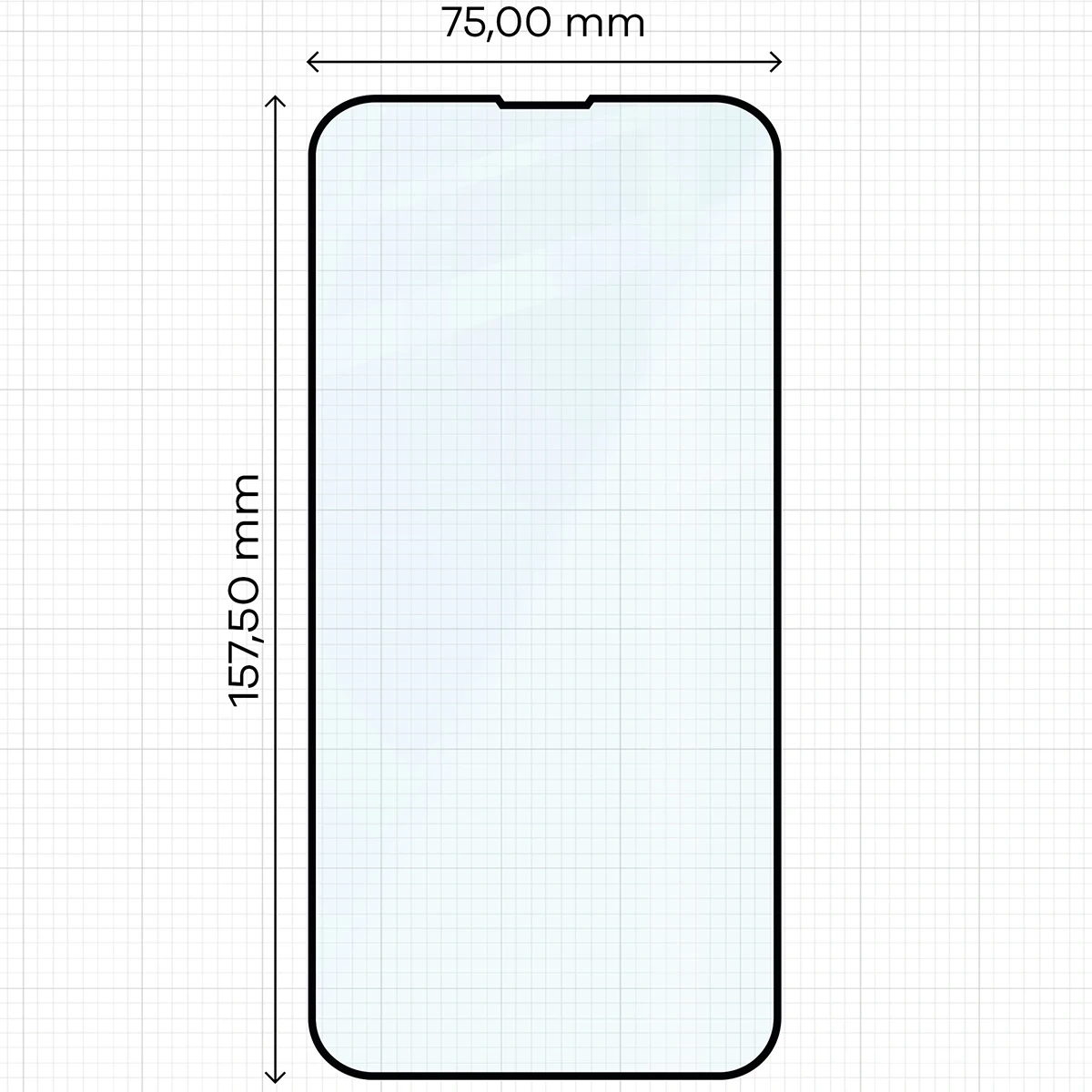 Ochranné sklo Bizon Glass Edge Duo Apple iPhone 13 Pro Max black frame [2 PACK]