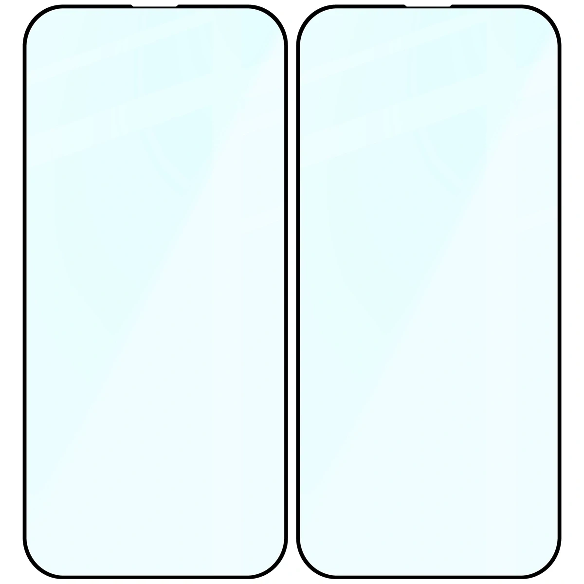 Ochranné sklo Bizon Glass Edge Duo Apple iPhone 14 Pro black frame [2 PACK]