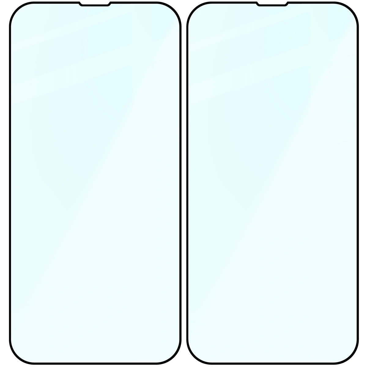 Ochranné sklo Bizon Glass Edge Duo Apple iPhone 14 Plus / 13 Pro Max black frame [2 PACK]
