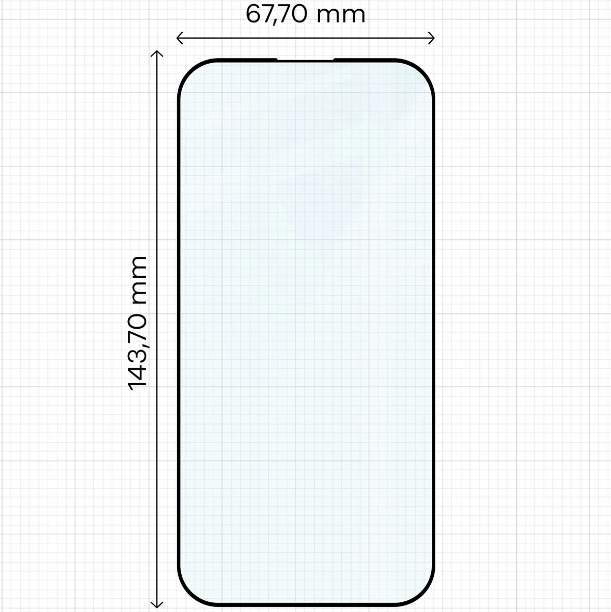 Ochranné sklo Bizon Glass Edge Duo Apple iPhone 15 Pro black frame [2 PACK]