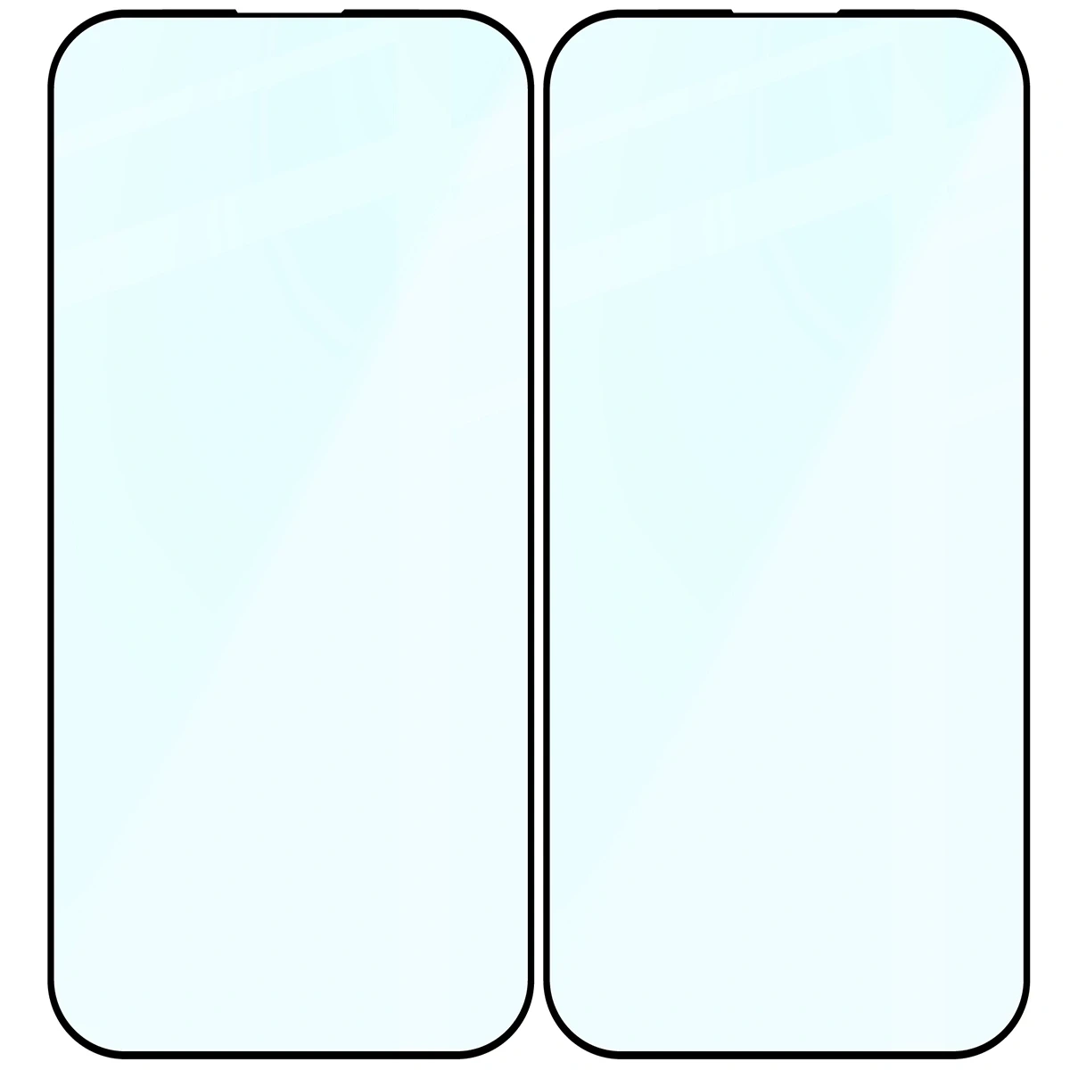 Ochranné sklo Bizon Glass Edge Duo Apple iPhone 15 Pro black frame [2 PACK]