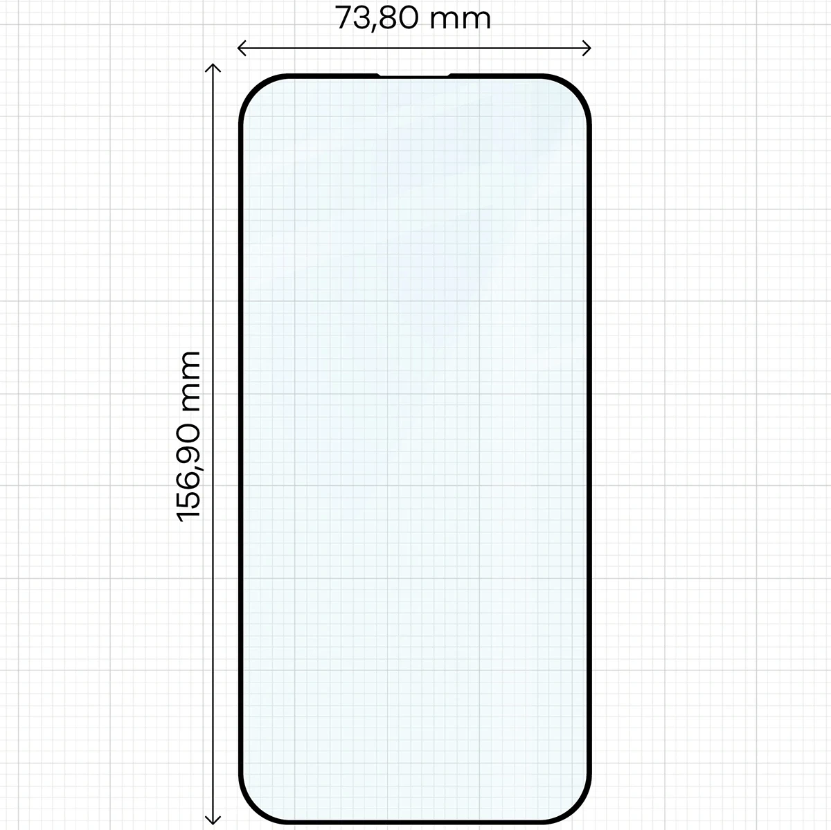 Ochranné sklo Bizon Glass Edge Duo Apple iPhone 15 Pro Max black frame [2 PACK]