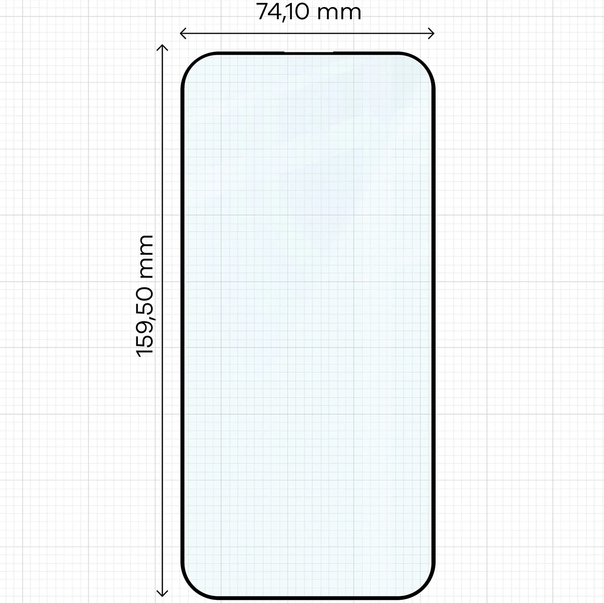 Ochranné sklo Bizon Glass Edge Duo Apple iPhone 16 Pro Max black frame [2 PACK]