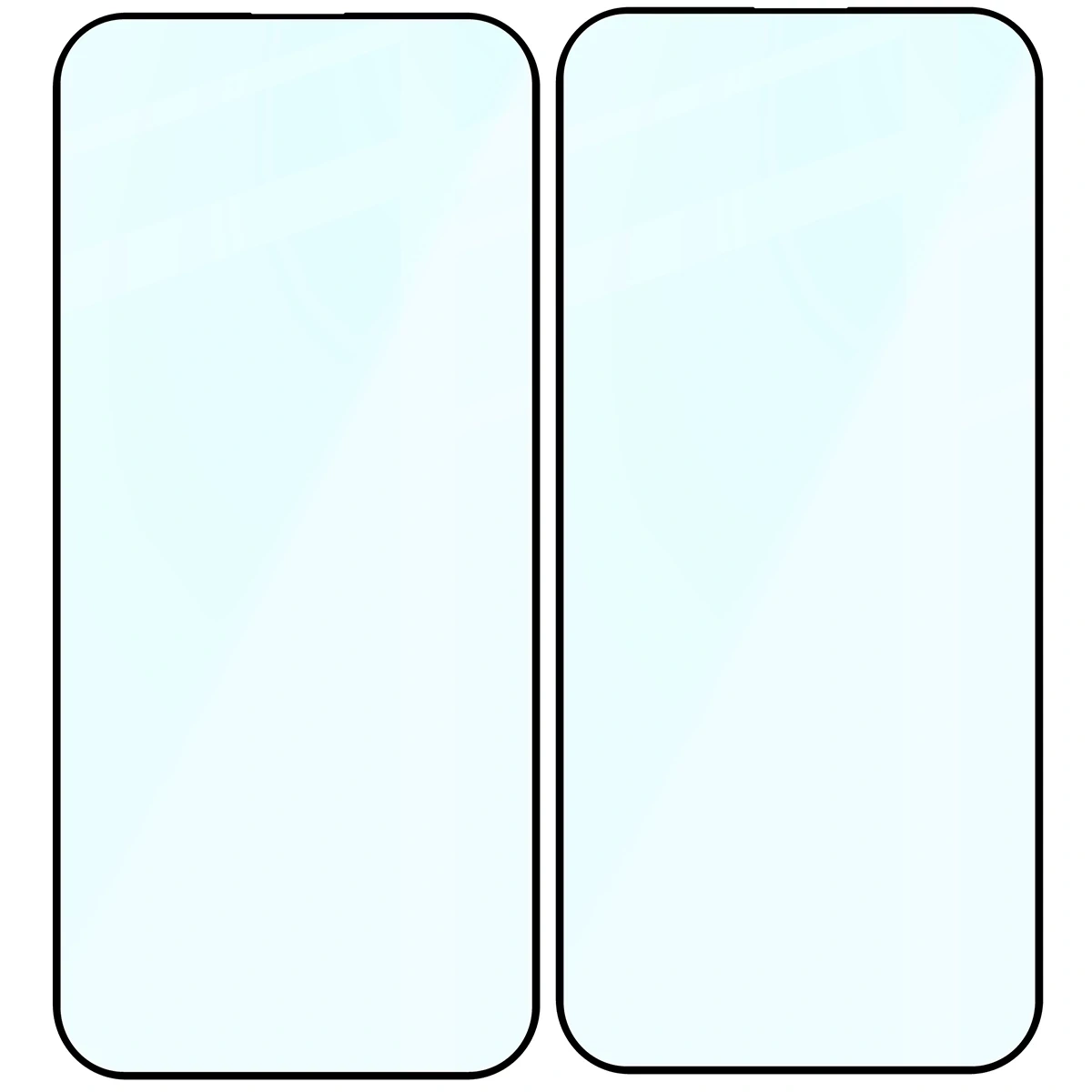 Ochranné sklo Bizon Glass Edge Duo Apple iPhone 16 Pro Max black frame [2 PACK]